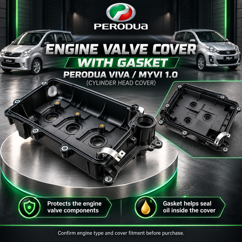 Engine Valve Cover With Gasket For Perodua Viva / Myvi 1.0 (Cylinder Head Cover) 11201-BZ080