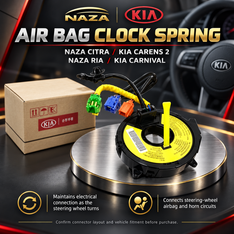 AIR BAG CLOCK SPRING NAZA CITRA, KIA CARENS 2 & NAZA RIA KIA CARNIVAL OK2FA-66126/B
