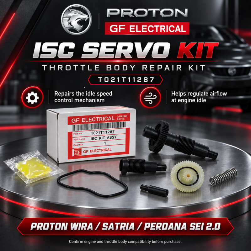 Proton Wira, Satria, Perdana Sei 2.0 Throttle Body Kit Isc Servo Kit T021T11287 ( GF Electrical )