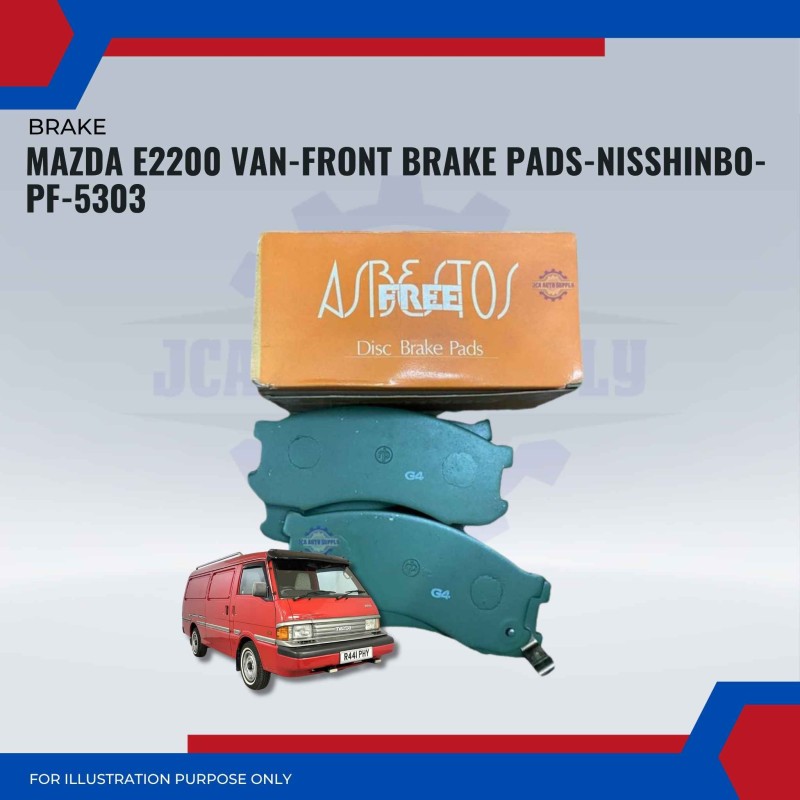 Mazda E2200 Van-Front Brake Pads-NISSHINBO-PF-5303