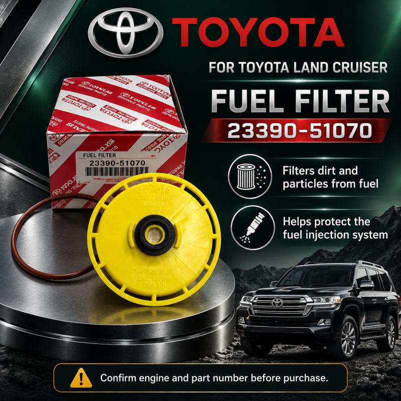 TOYOTA LAND CRUISER FUEL FILTER (23390-51070)