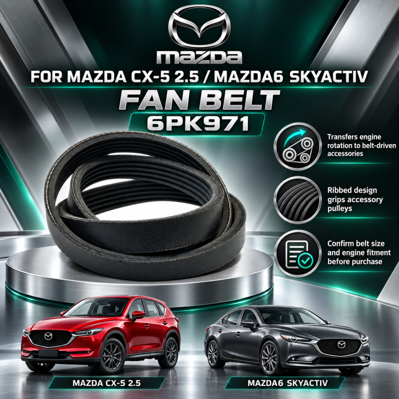 Mazda Cx5-2.5 , Mazda 6-Skyactive Fan Belt 6PK971