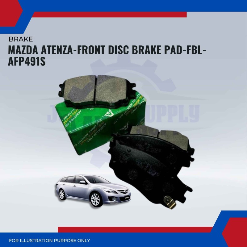 Mazda Atenza-Front Disc Brake Pad-FBL -AFP491S