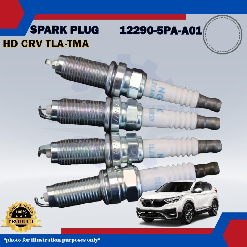Honda Iridium Spark Plug-Honda CRV TLA 1.5cc Turbo-TMA 1.5cc Turbo-12290-5PA-A01-ILZKAR8J8SY