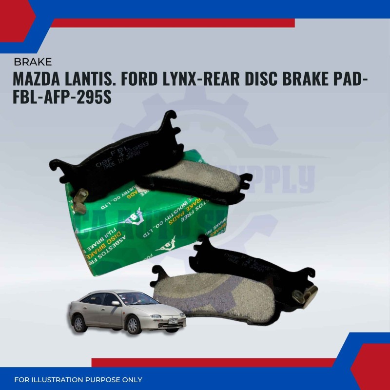 Mazda Lantis. Ford Lynx-Rear Disc Brake Pad-FBL-AFP-295S