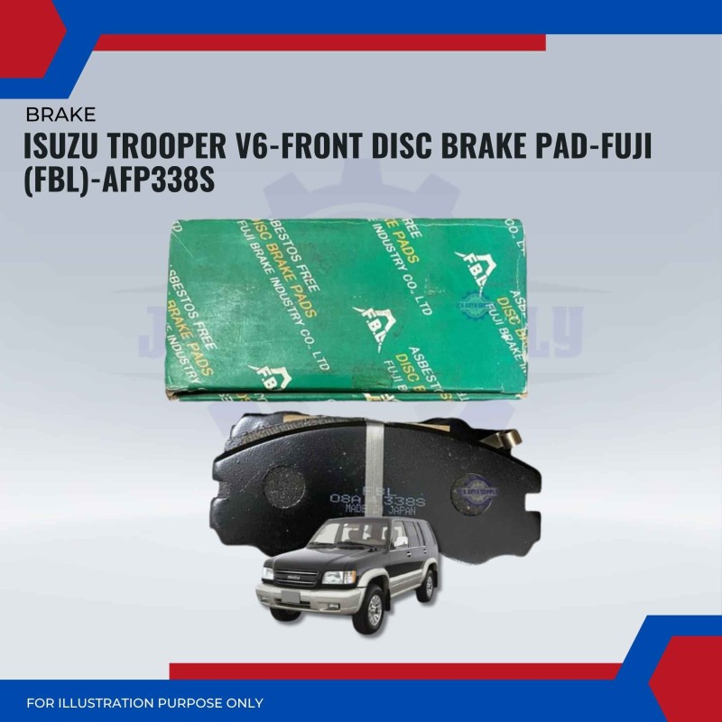Isuzu Trooper V6-Front Disc Brake Pad-FUJI (FBL)-AFP338S
