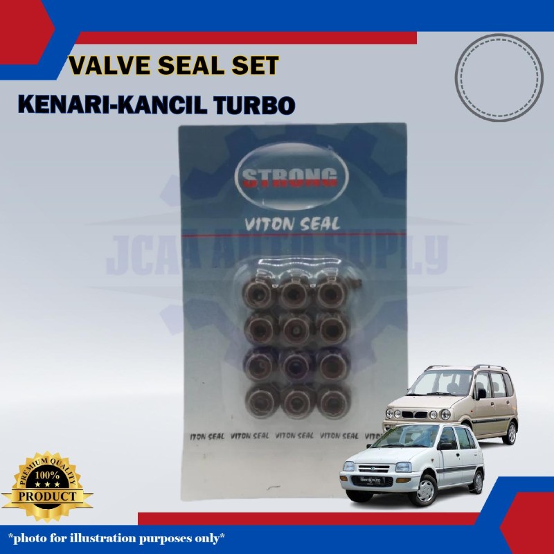 Perodua Kenari-Kancil Turbo-Valve Seal Set (12pcs)-90048-12010S