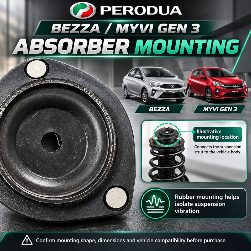 Perodua Bezza Myvi gen3 Absorber Mounting (Oem) 48609-87206-G-1SET