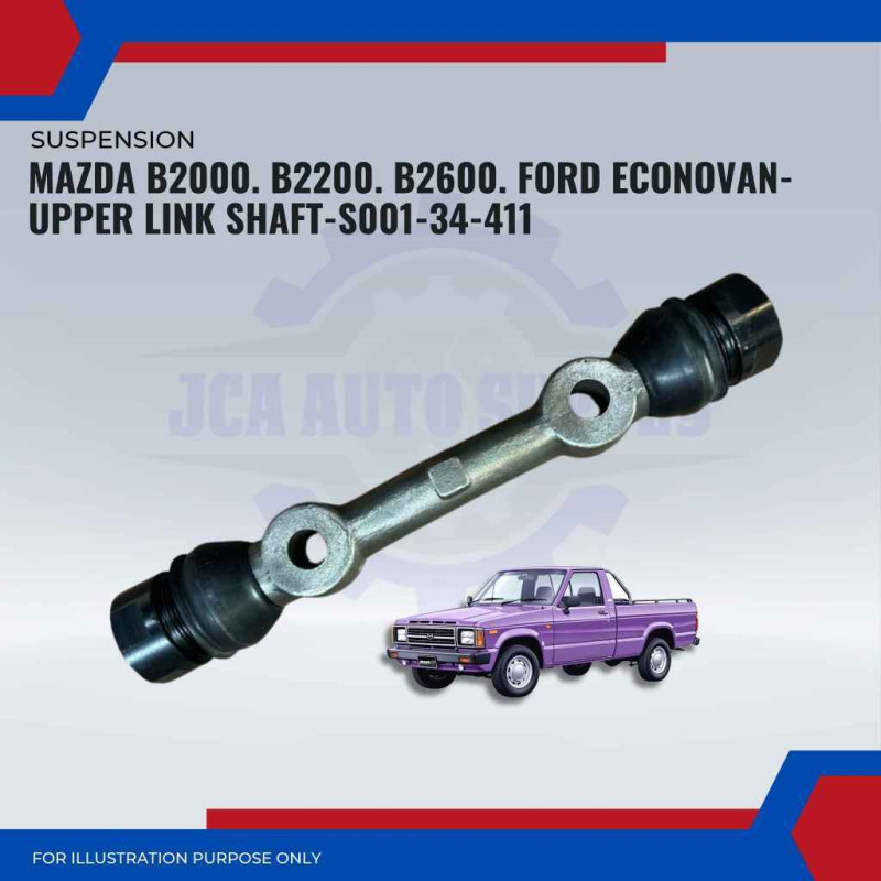 Mazda B2000. B2200. B2600. Ford Econovan-Upper Link Shaft-S001-34-411