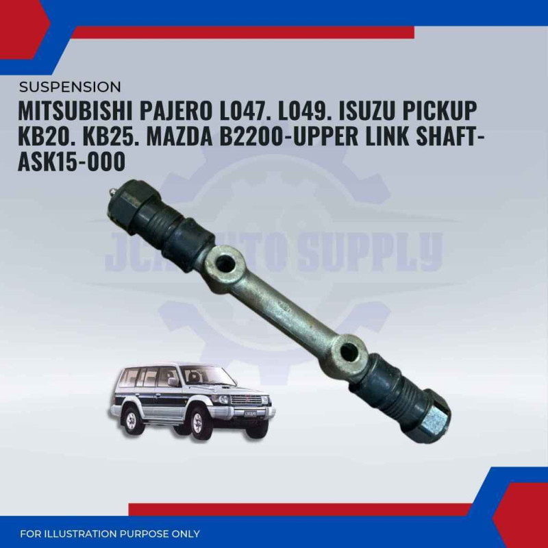 Mitsubishi Pajero L047. L049. Isuzu Pickup KB20. KB25. Mazda B2200-Upper Link Shaft-ASK15-000