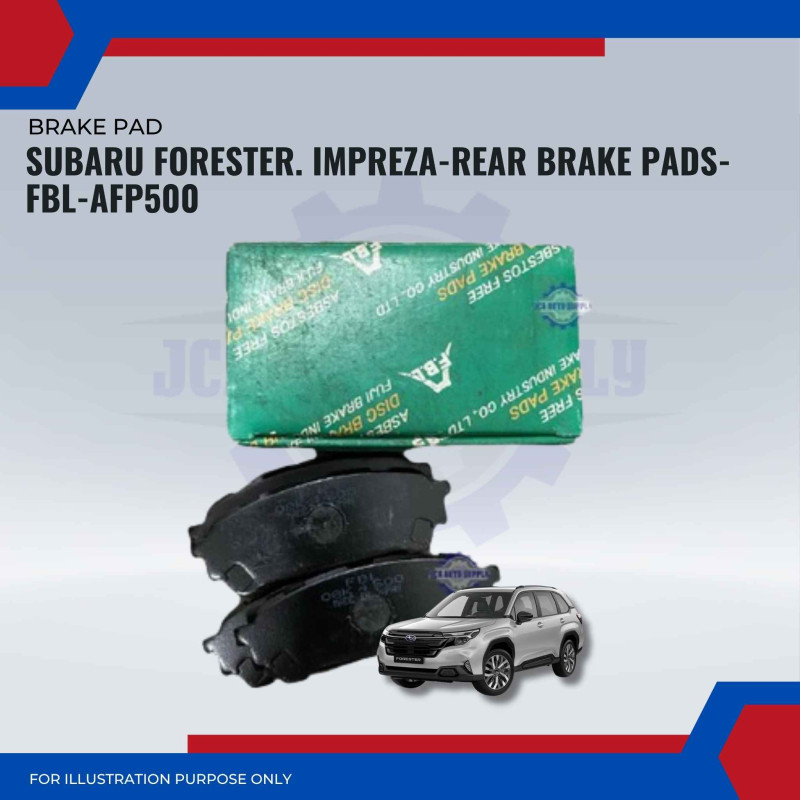 Subaru Forester. Impreza-Rear Brake Pads-FBL-AFP500