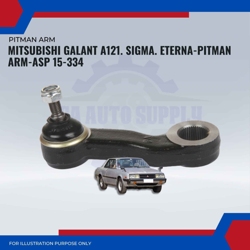 Pitman Arm-Mitsubishi Galant A121-Sigma-Eterna-ASP15-334-MB241165