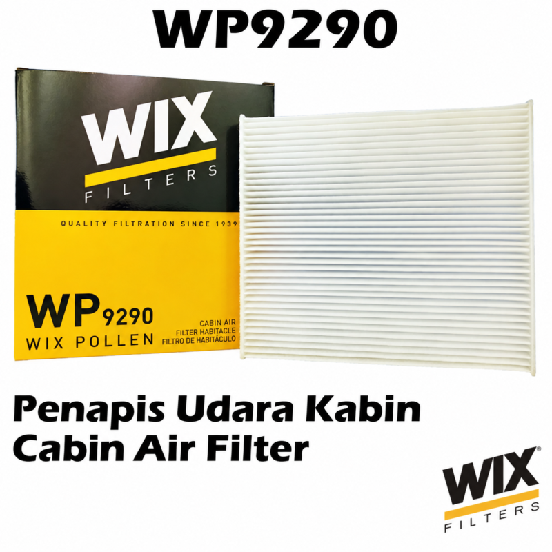 WIX BY MANN And HUMMEL Carbon Cabin Air Filter WP9291 Toyota Hilux KUN25 Vios NCP93 NCP150 Camry ACV40 Alphard ANH20