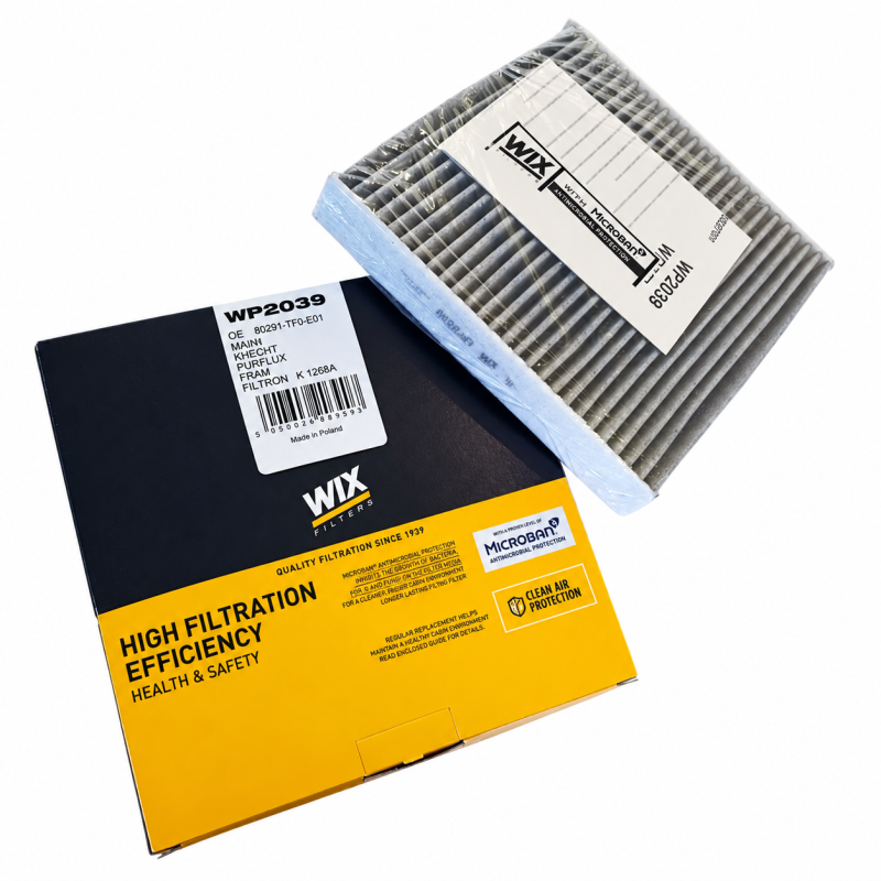 WIX BY MANN And HUMMEL Carbon Cabin Air Filter WP2039 Honda City TMO/T9A, Jazz TFO/T5A, CRV TME, Civic TEA, HRV T7A, BRV
