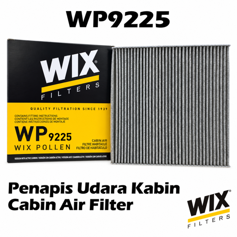 WIX BY MANN And HUMMEL Cabin Air Filter WP9224 / WP9225 For Honda Civic SNA/TRO, Accord SDA/TAO/T2A, CRV SWA/TOA, Odyssey RB3