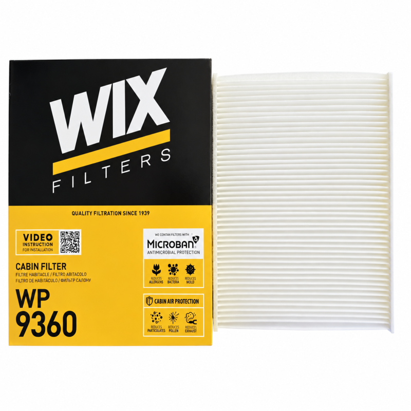 WIX BY MANN And HUMMEL Activated Carbon Cabin Air Filter WP9361 / WP9360 For Ford EcoSport / Fiesta MK7