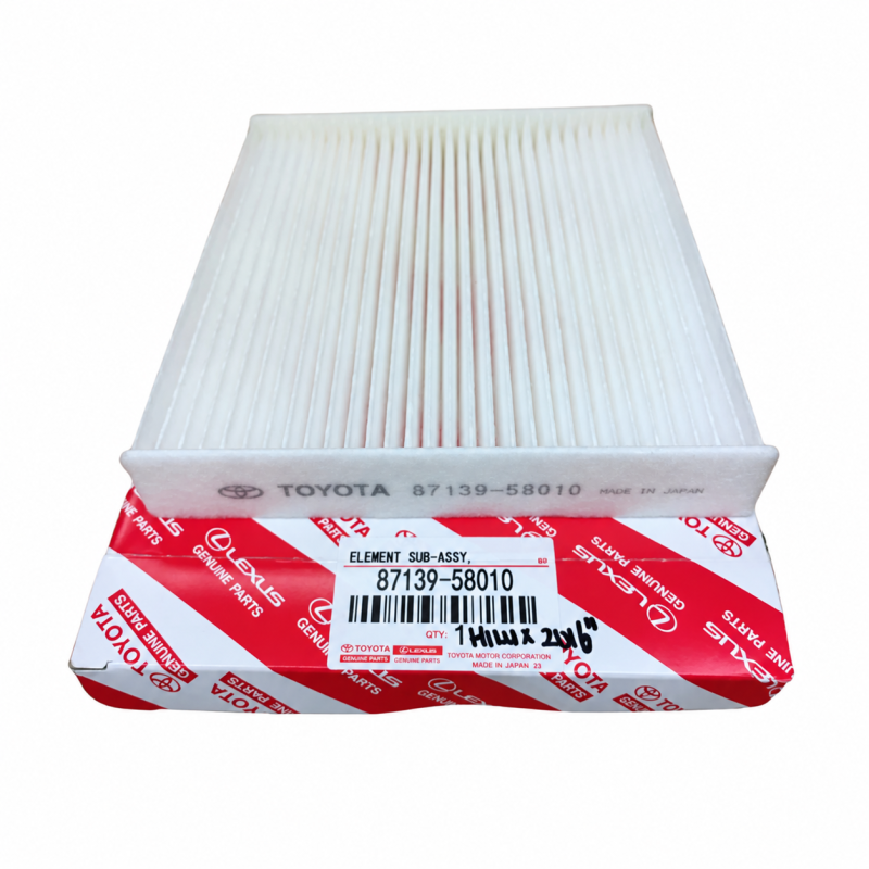 Toyota Vios Nsp151 Yaris Vellfire Alphard Altis Zre142 Zre172 Hilux Revo Cabin Air Filter 87139-58010
